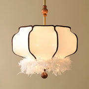 Feathered Lantern Pendant Light - Vakkerlight