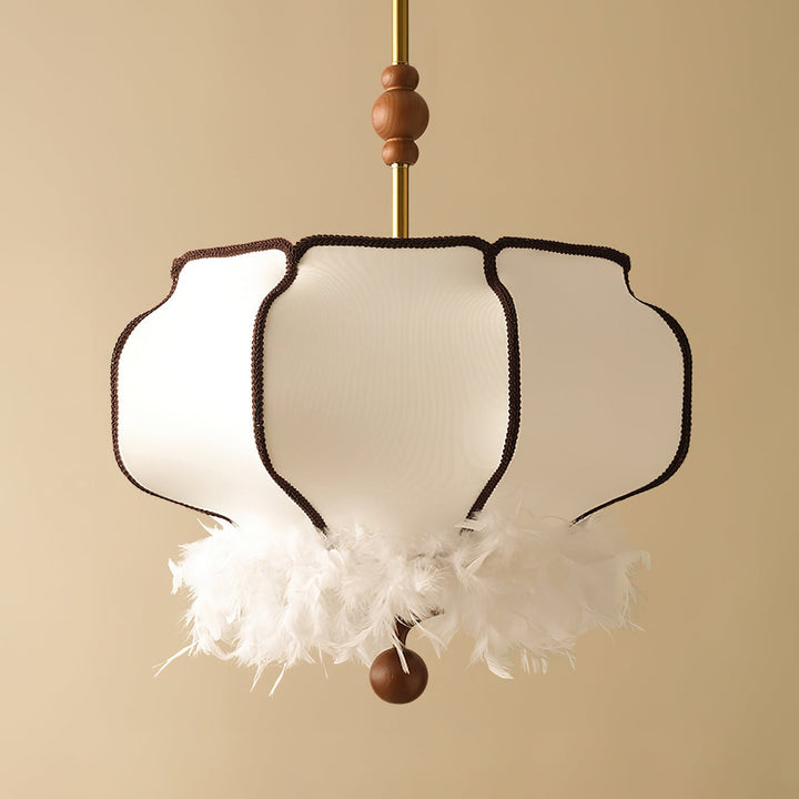 Feathered Lantern Pendant Light - Vakkerlight