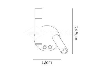 Fedde Wall Lamp — Dimension drawings 4