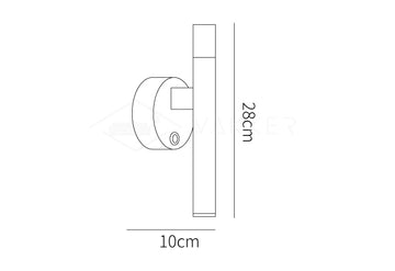 Fedde Wall Lamp — Dimension drawings 3
