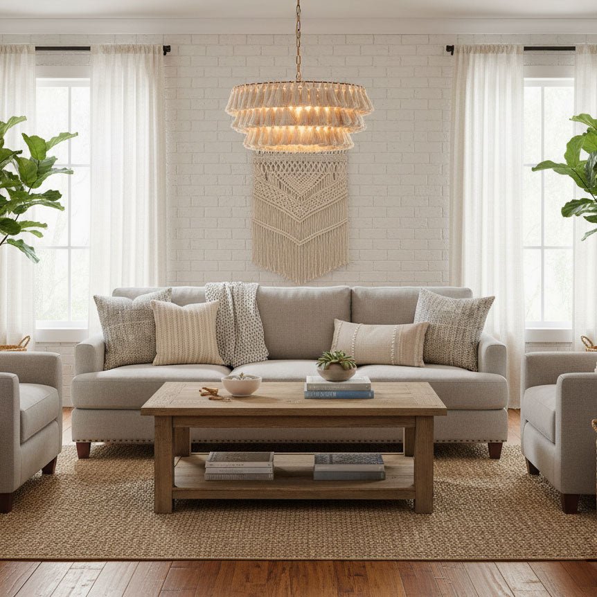 Fela Tassel Chandelier - Vakkerlight