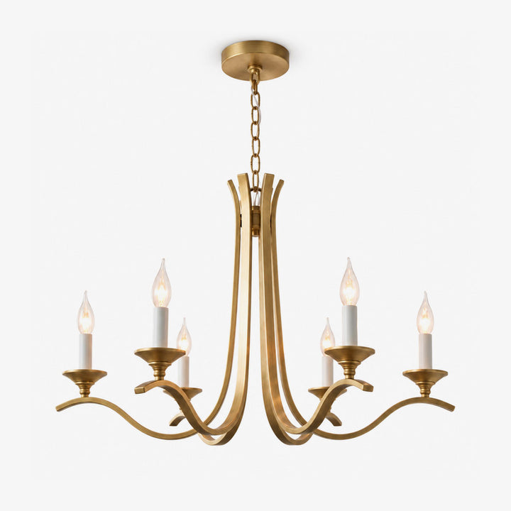 Winslow Wave Arm Chandelier