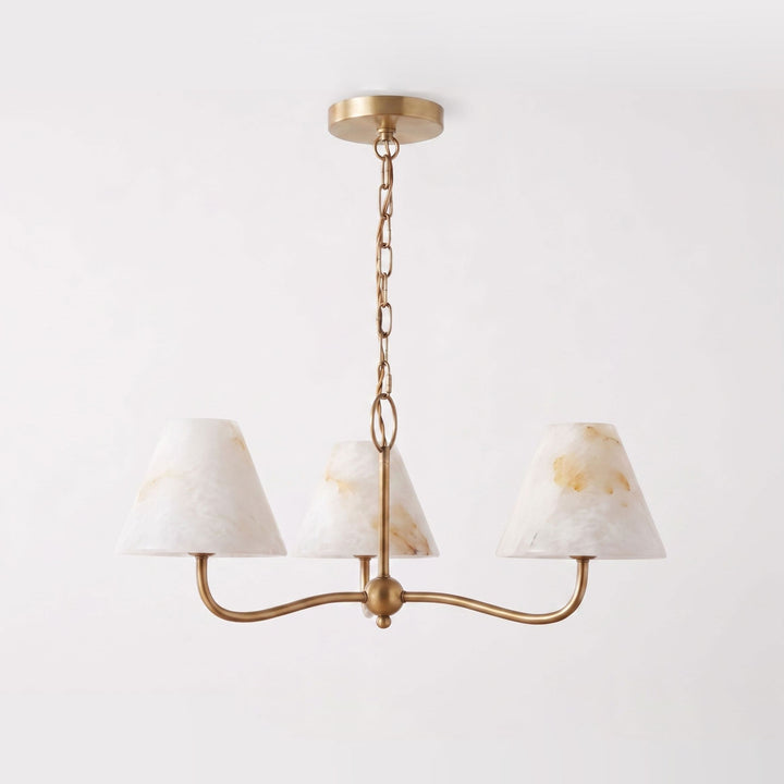 Fenwick Alabaster Cone Chandelier - Vakkerlight