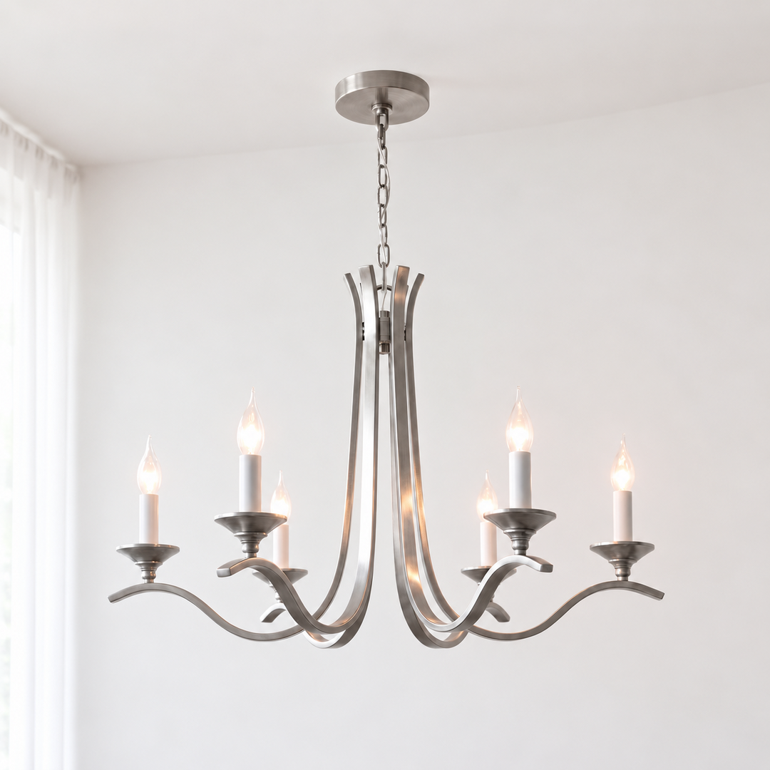 Winslow Wave Arm Chandelier