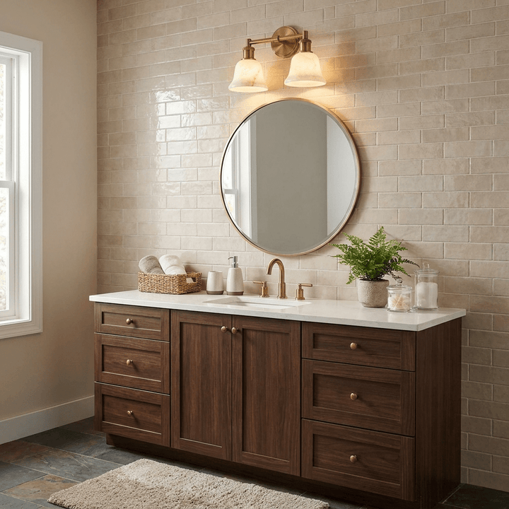 Fenwick Alabaster Vanity Sconce - Vakkerlight