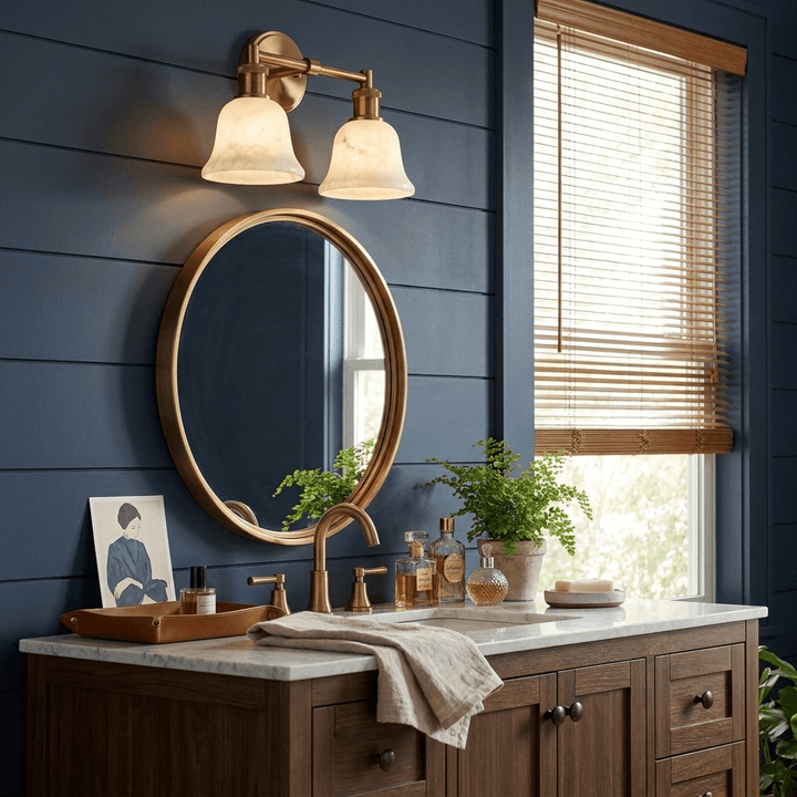 Fenwick Alabaster Vanity Sconce - Vakkerlight