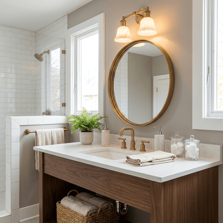 Fenwick Alabaster Vanity Sconce - Vakkerlight