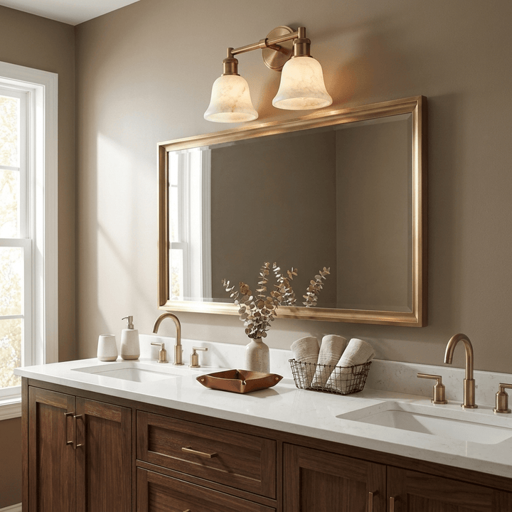 Fenwick Alabaster Vanity Sconce - Vakkerlight
