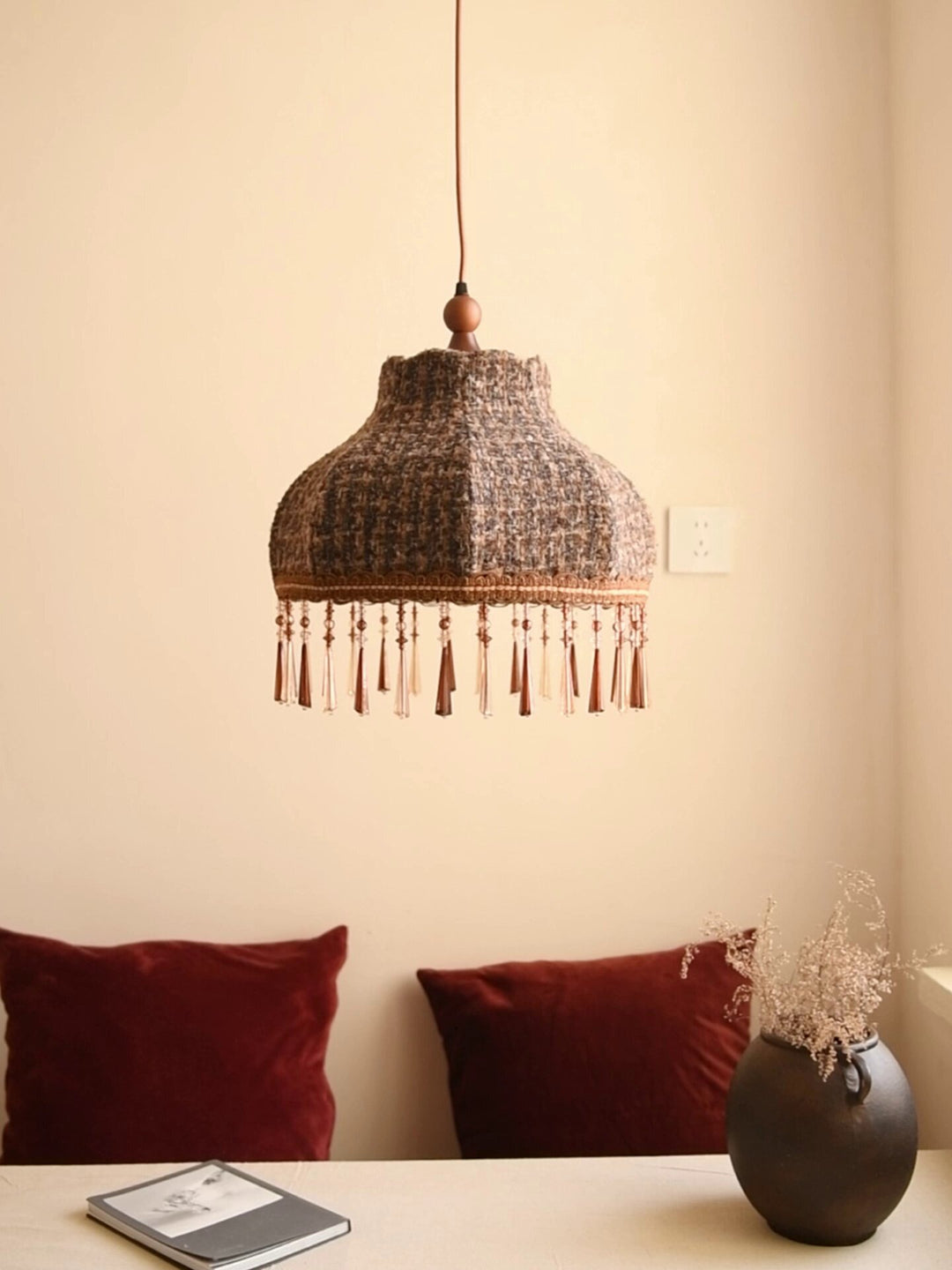 Fenwick Tweed Tassel Pendant Light