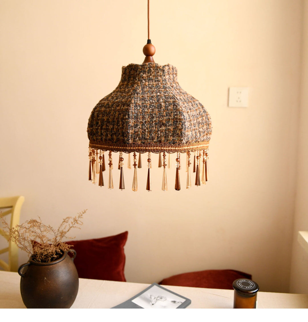 Fenwick Tweed Tassel Pendant Light