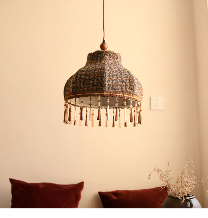 Fenwick Tweed Tassel Pendant Light