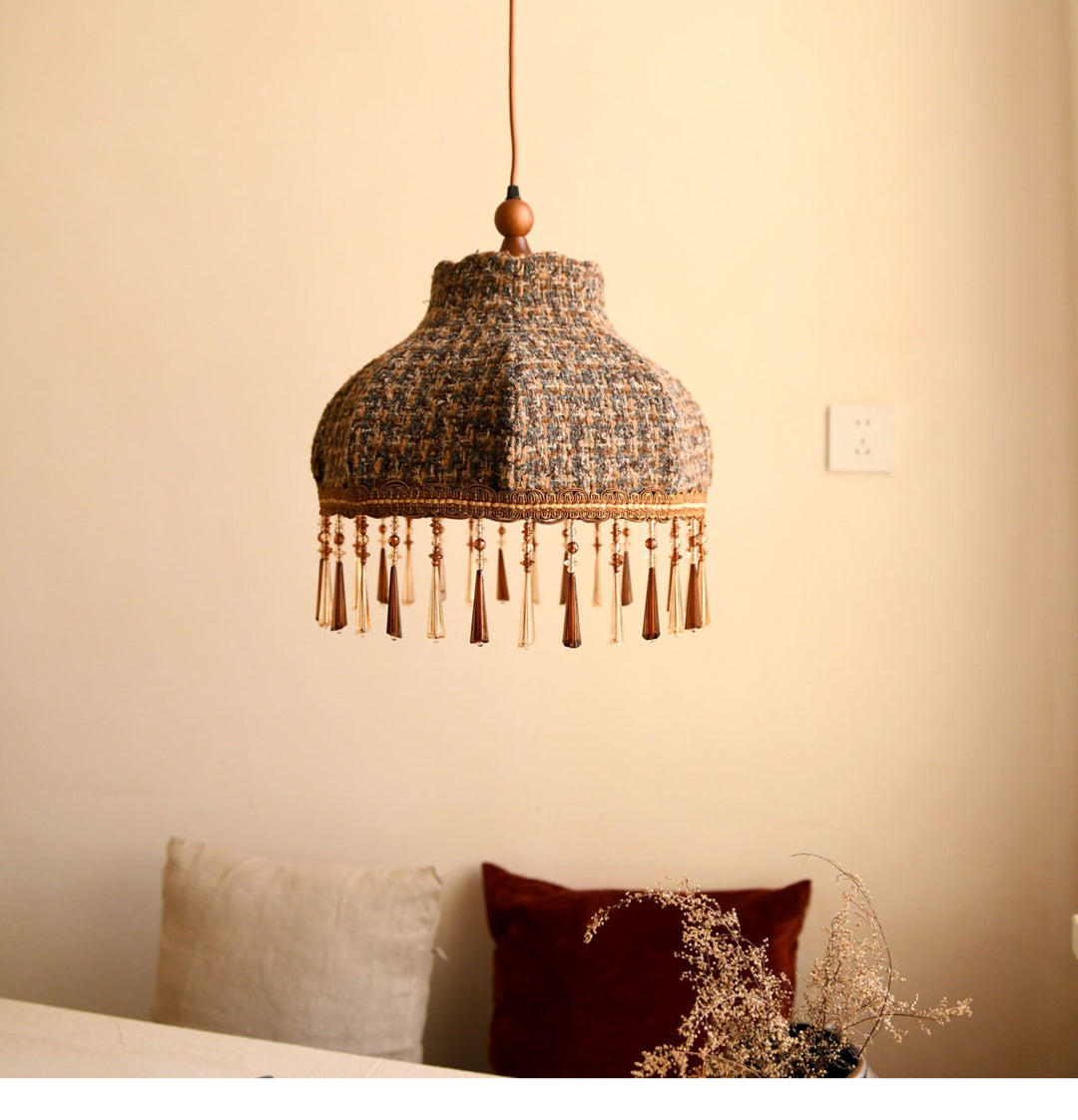 Fenwick Tweed Tassel Pendant Light
