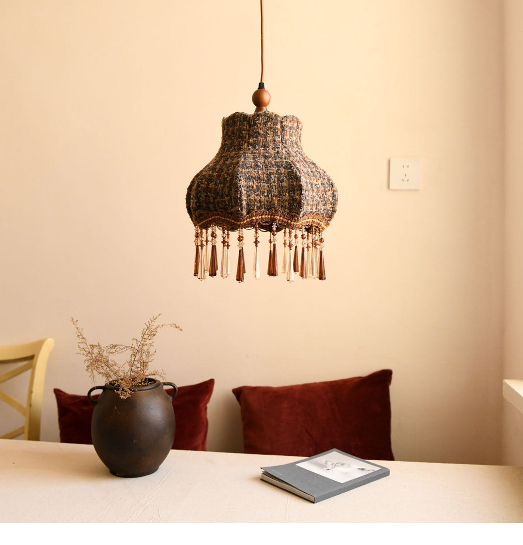 Fenwick Tweed Tassel Pendant Light