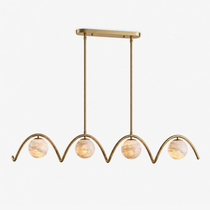Festoon Alabaster Chandelier