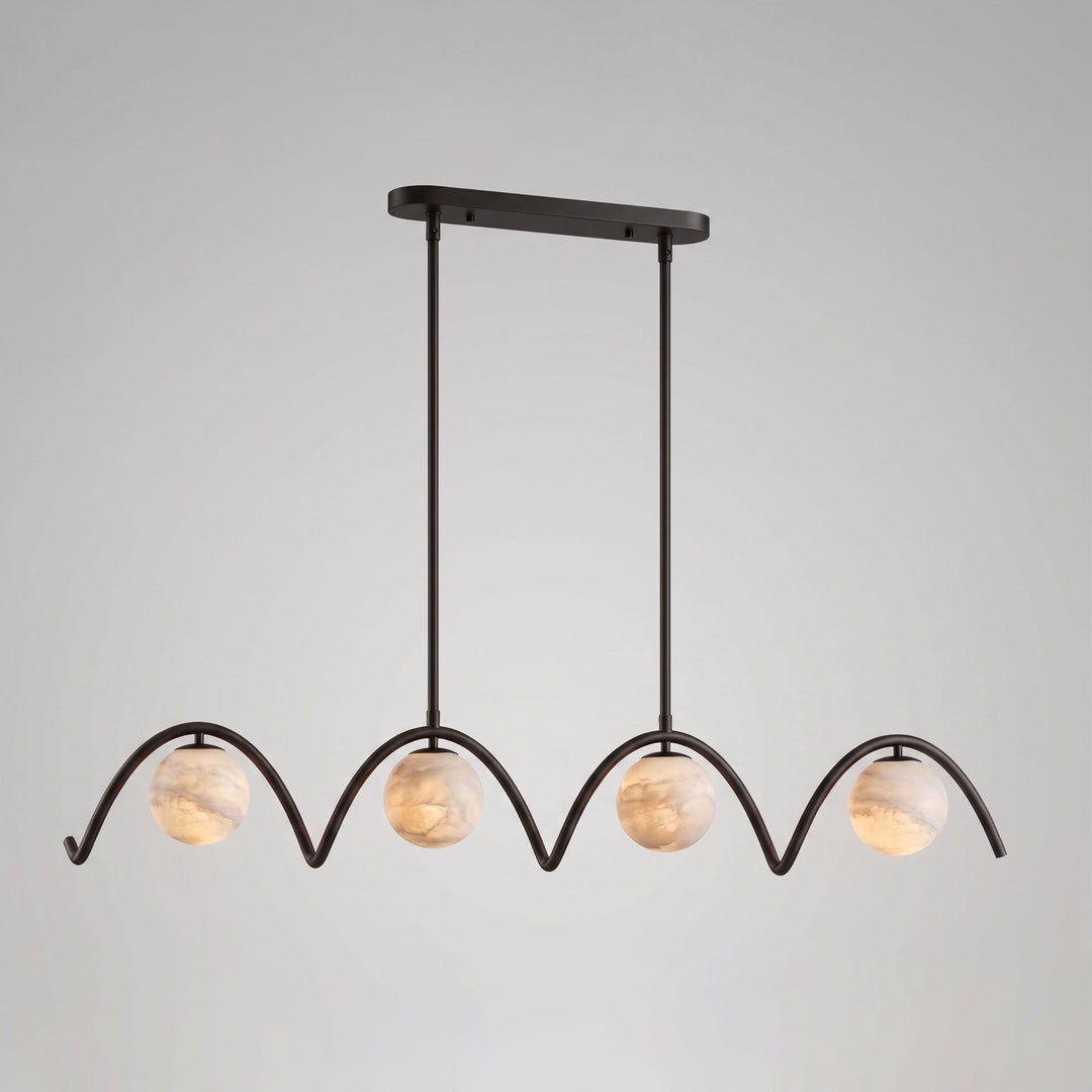 Festoon Alabaster Chandelier