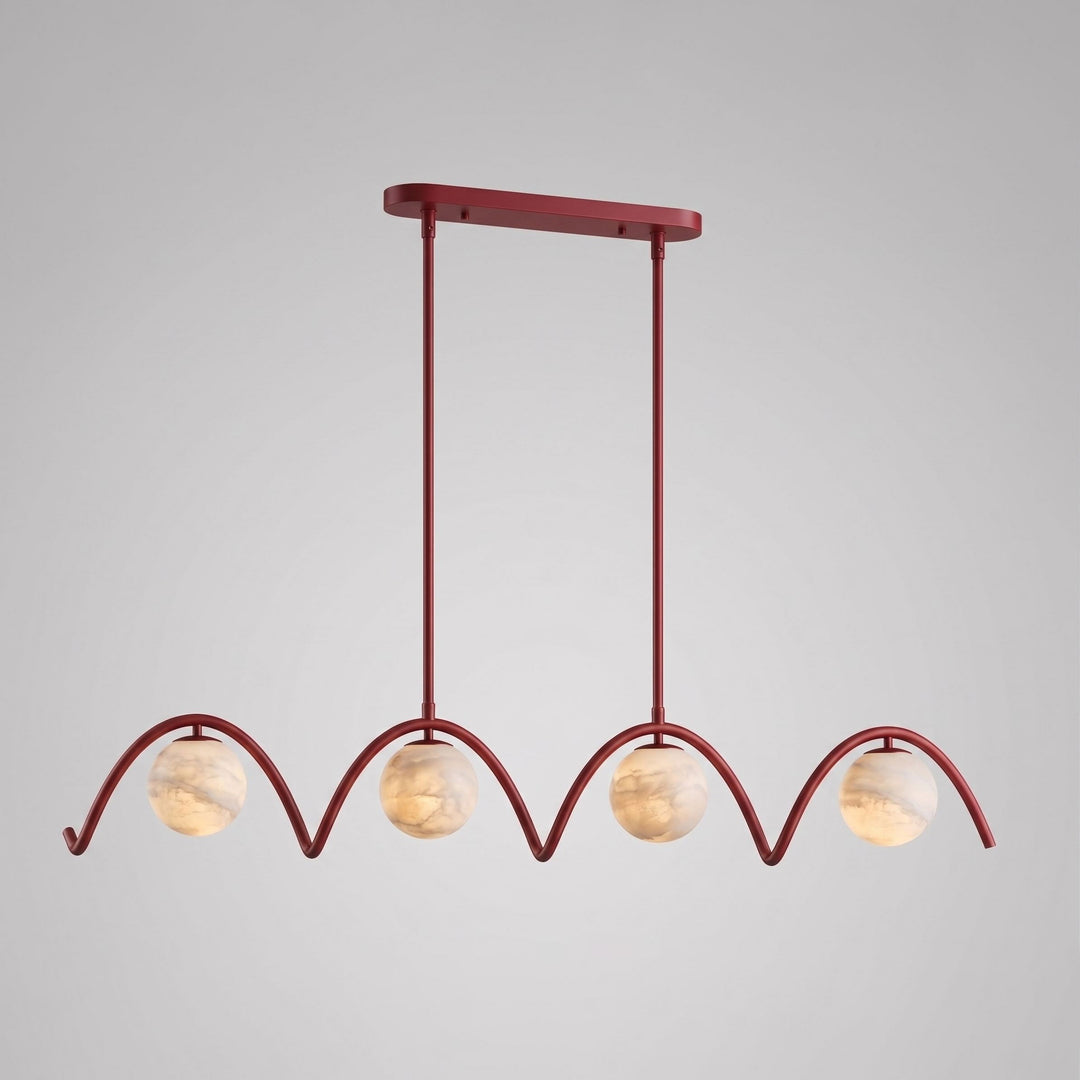 Festoon Alabaster Chandelier