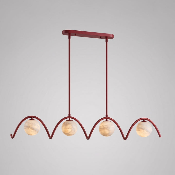 Festoon Alabaster Chandelier