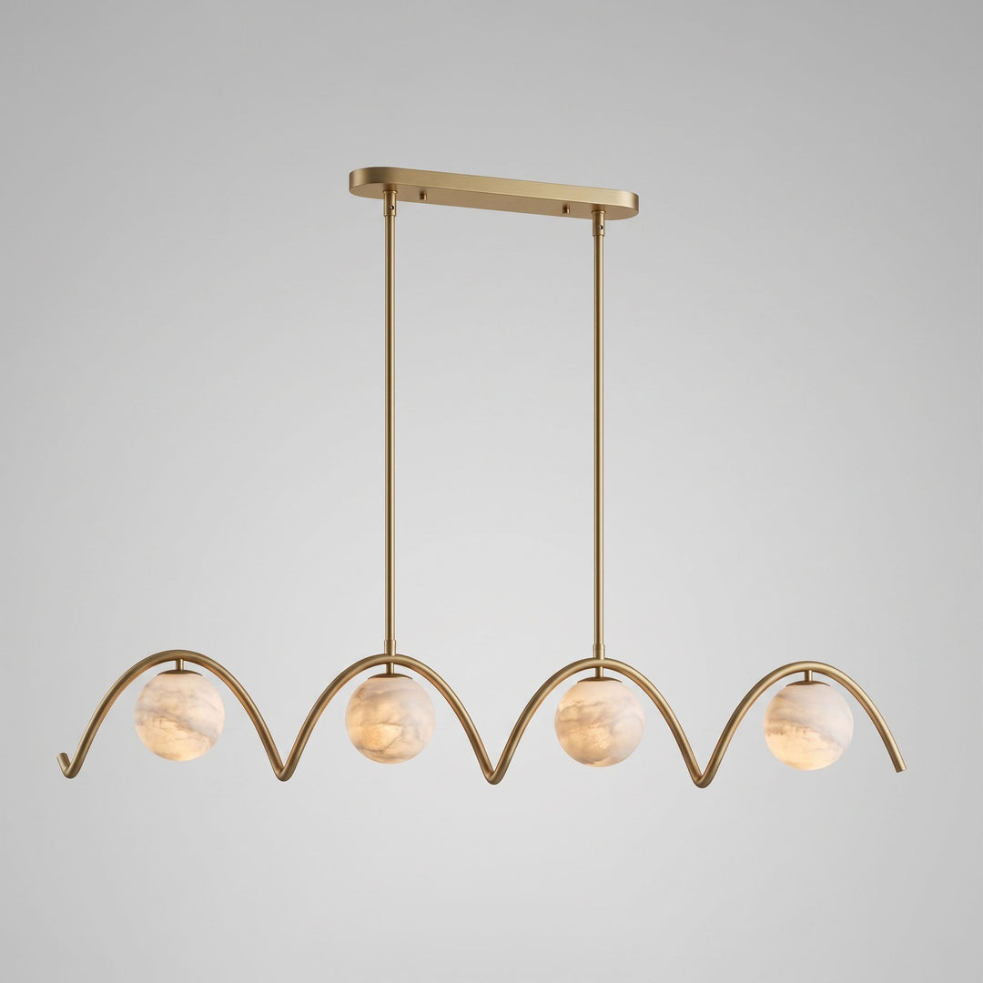 Festoon Alabaster Chandelier
