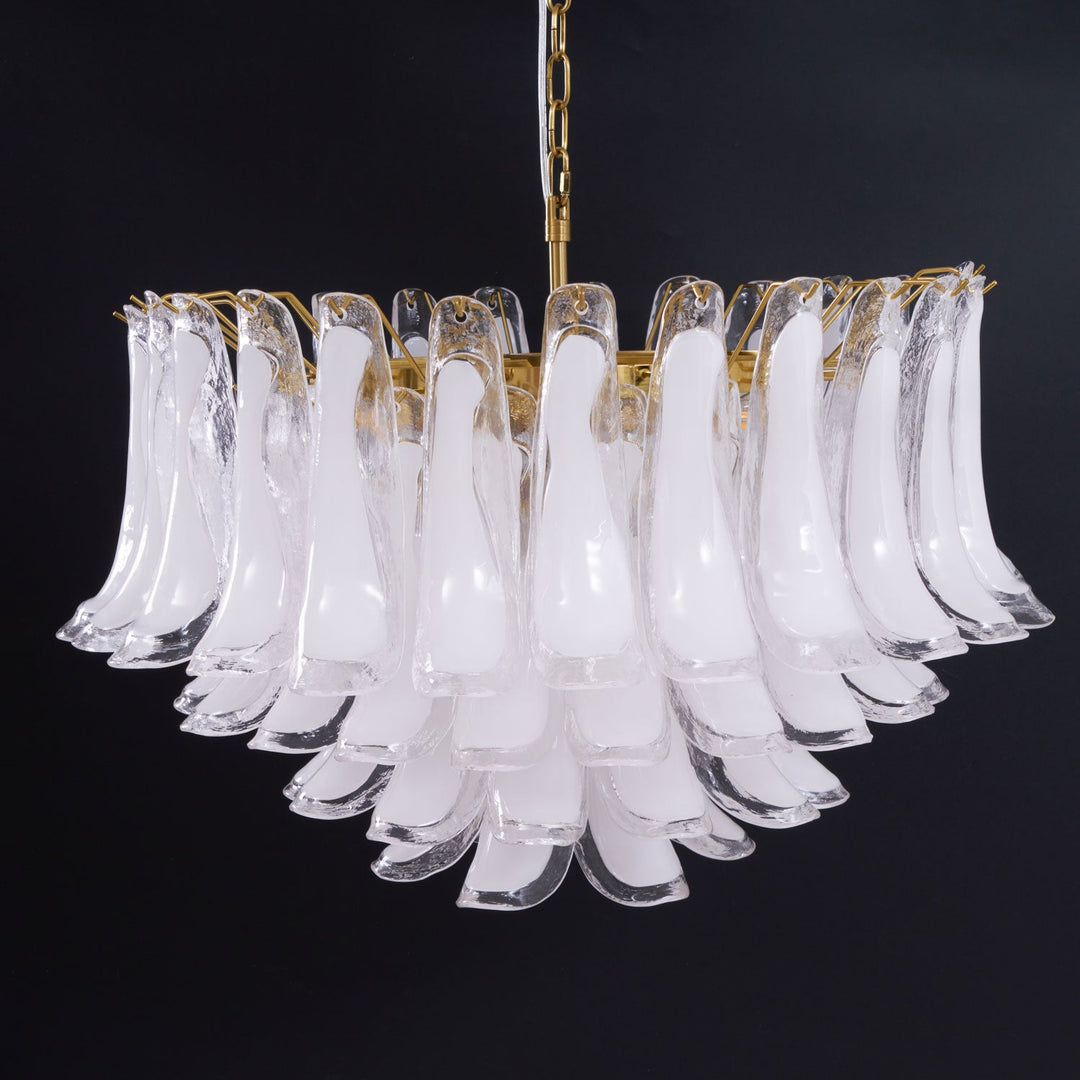 Fiora Pink Glass Chandelier - Vakkerlight