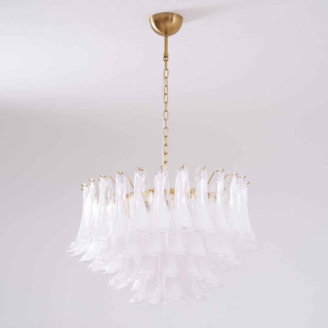 Fiora Pink Glass Chandelier - Vakkerlight