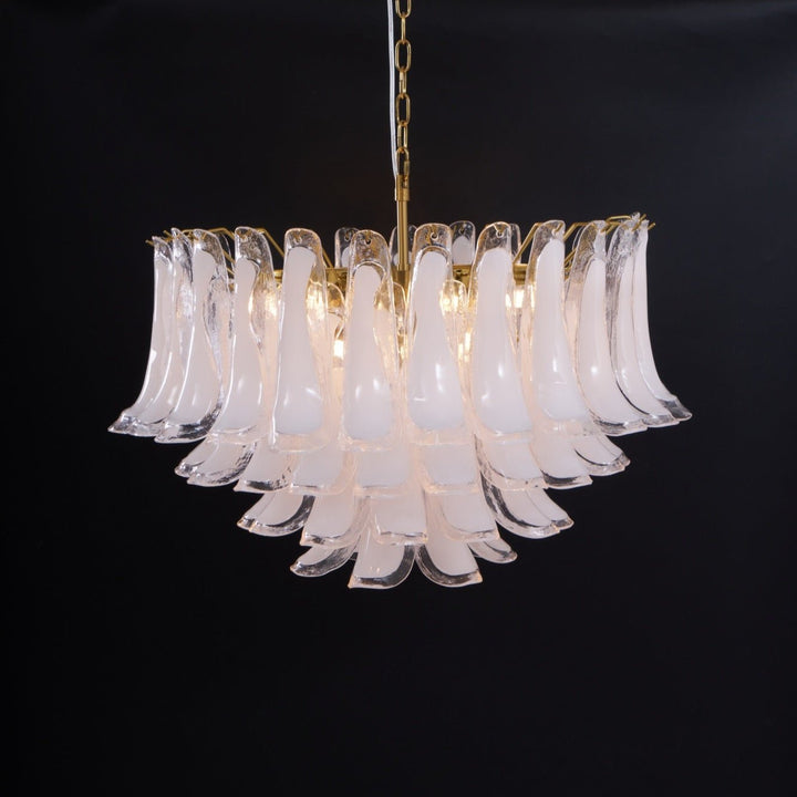 Fiora Pink Glass Chandelier - Vakkerlight