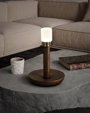 Fire Stick Built-in Battery Table Lamp