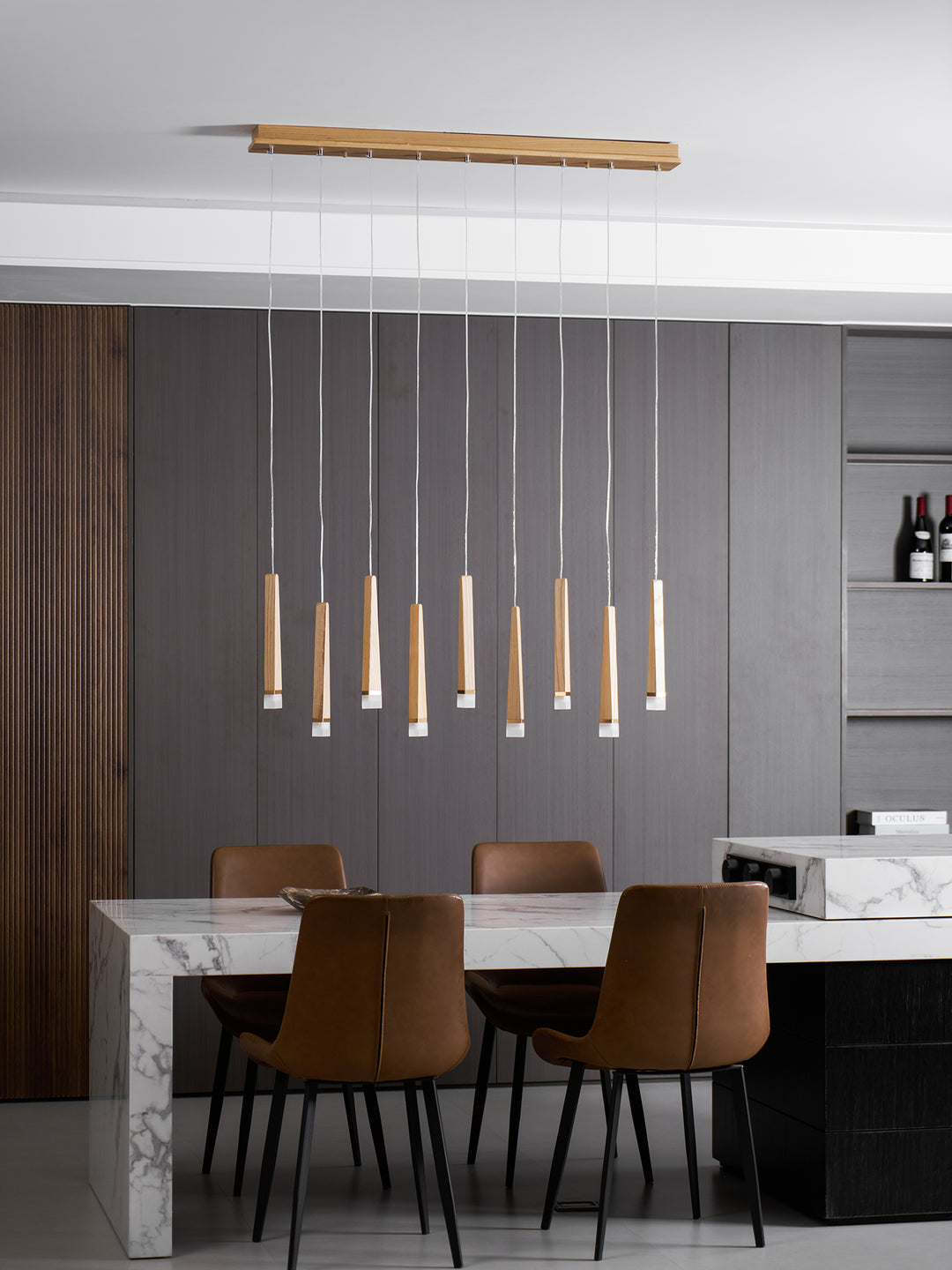Firewood Stick Chandelier - Vakkerlight