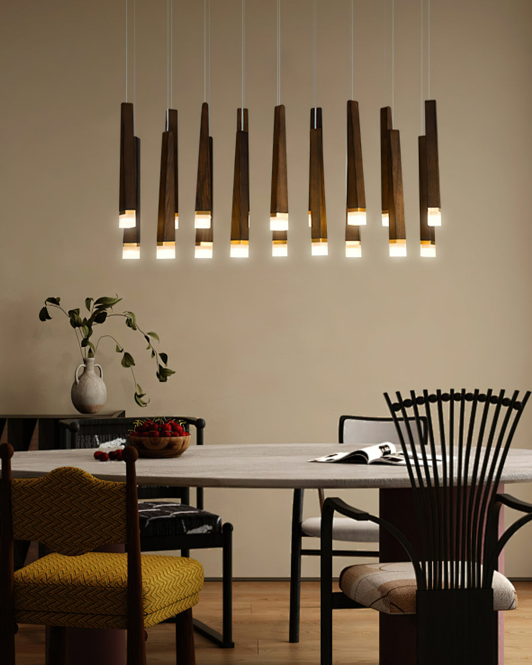 Firewood Stick Chandelier - Vakkerlight