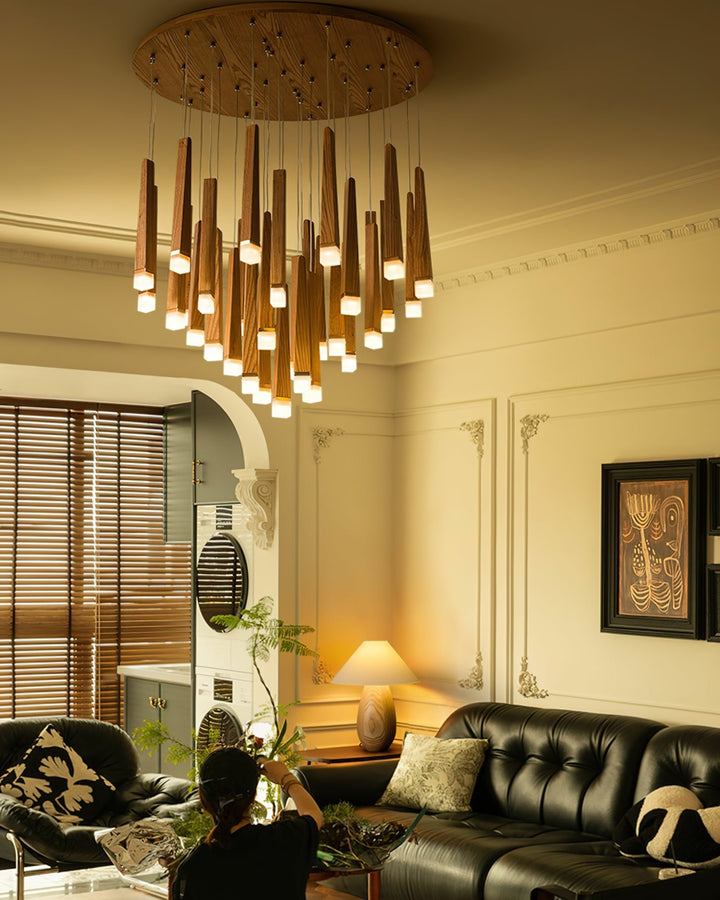 Firewood Stick Chandelier - Vakkerlight