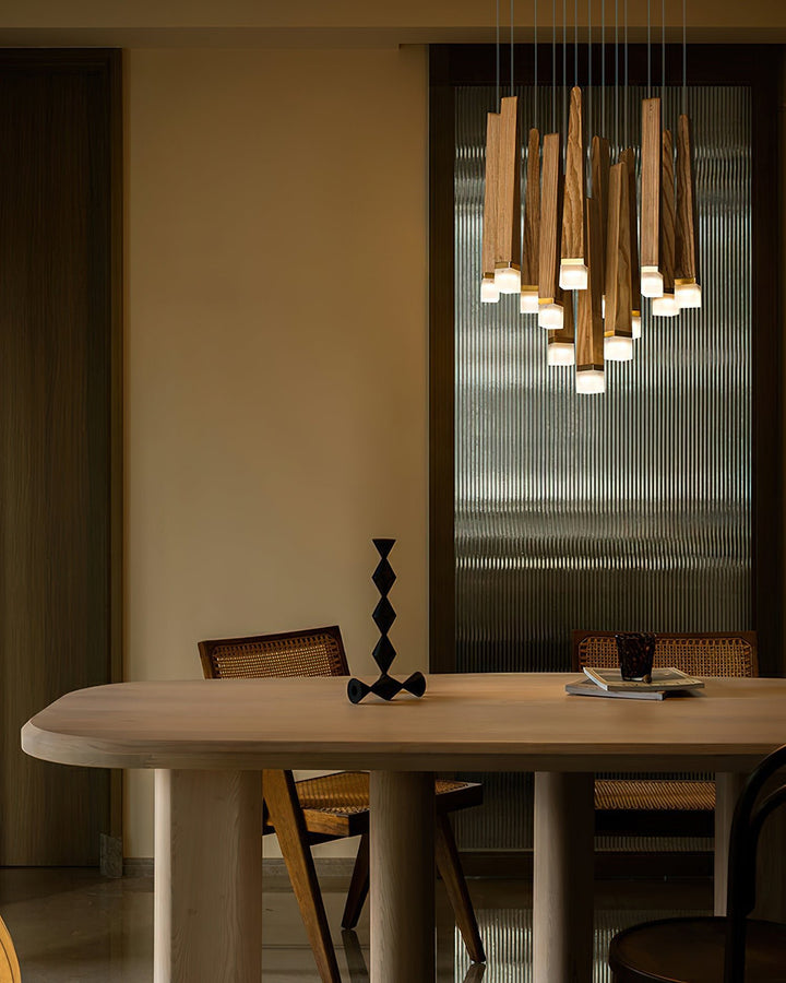 Firewood Stick Chandelier - Vakkerlight