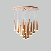 Firewood Stick Chandelier