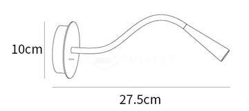 Flexi Hose Wall Light — Dimension drawings 1