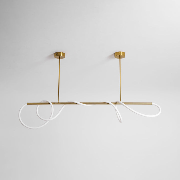Flexible Linear Curve Chandelier - Vakkerlight