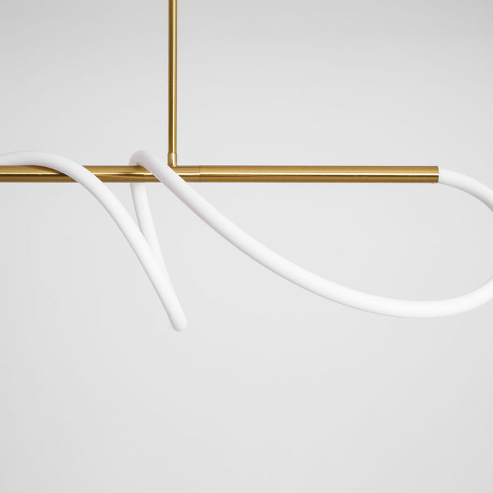 Flexible Linear Curve Chandelier - Vakkerlight