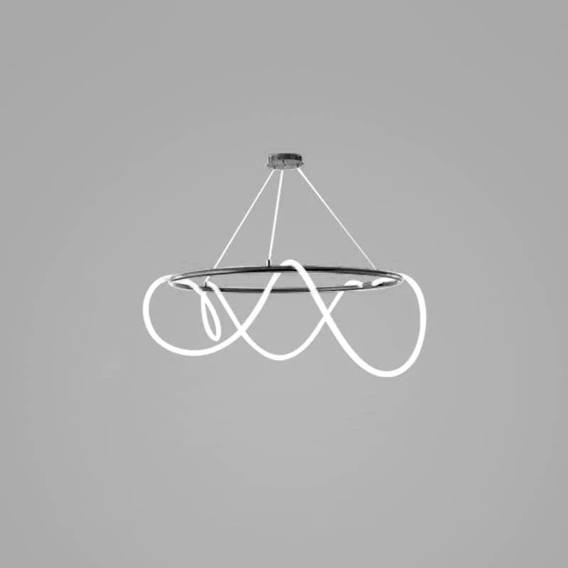 Flexible Linear Curve Chandelier - Vakkerlight