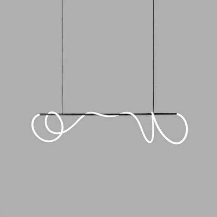 Flexible Linear Curve Chandelier - Vakkerlight