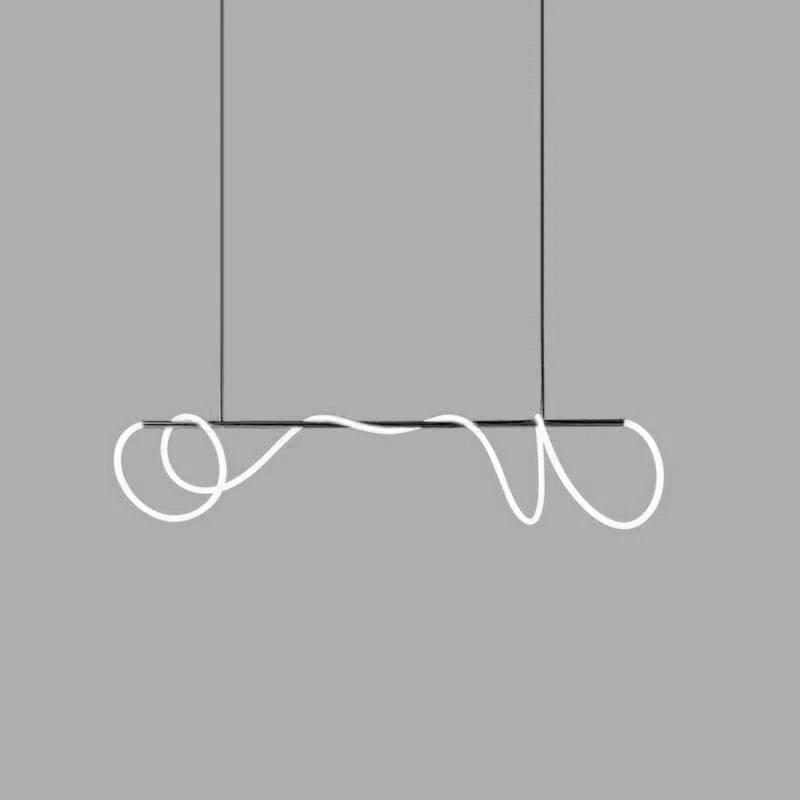 Flexible Linear Curve Chandelier - Vakkerlight