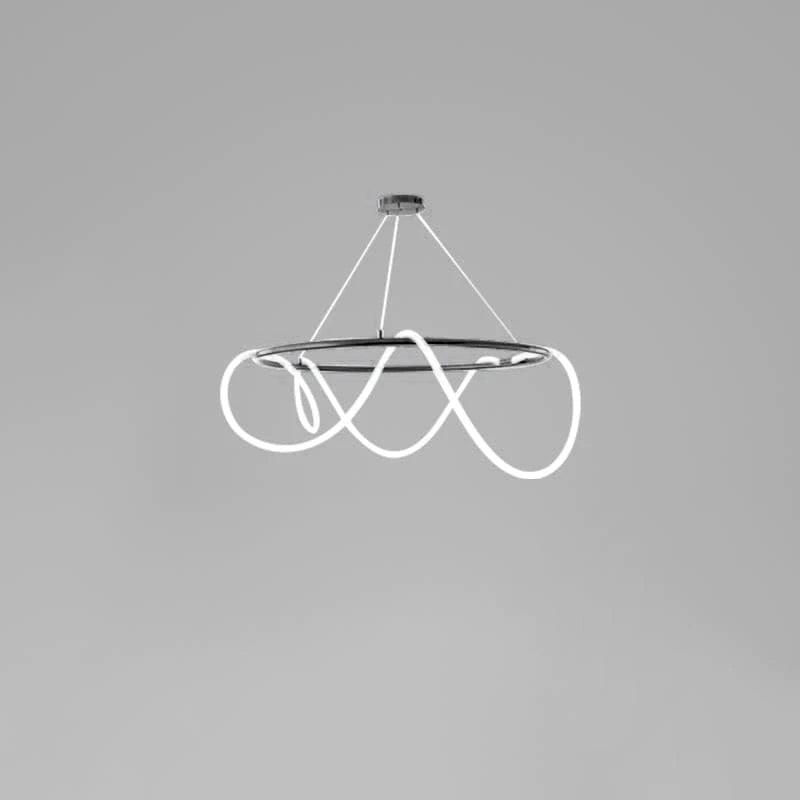 Flexible Linear Curve Chandelier - Vakkerlight