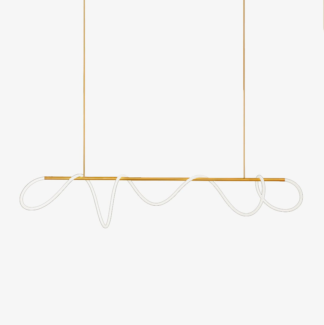 Flexible Linear Curve Chandelier - Vakkerlight