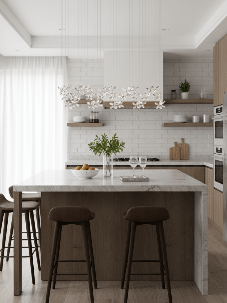 Floating Butterfly Chandelier - Vakkerlight