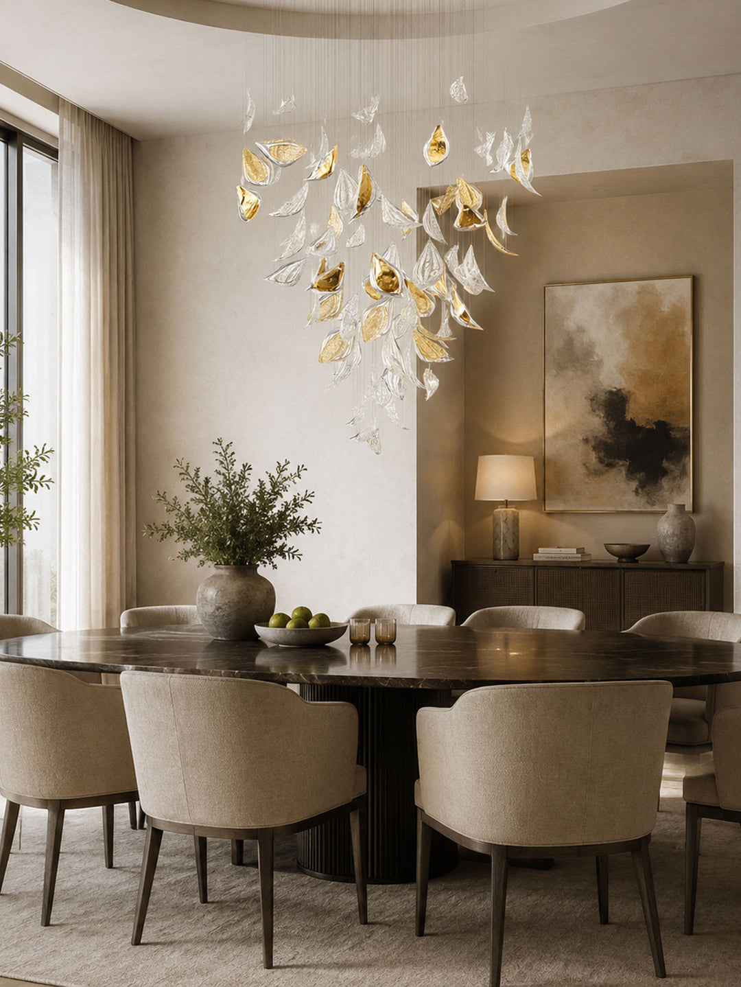 Floating Leaves Chandelier - Vakkerlight