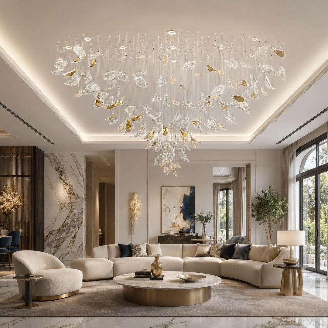 Floating Leaves Chandelier - Vakkerlight