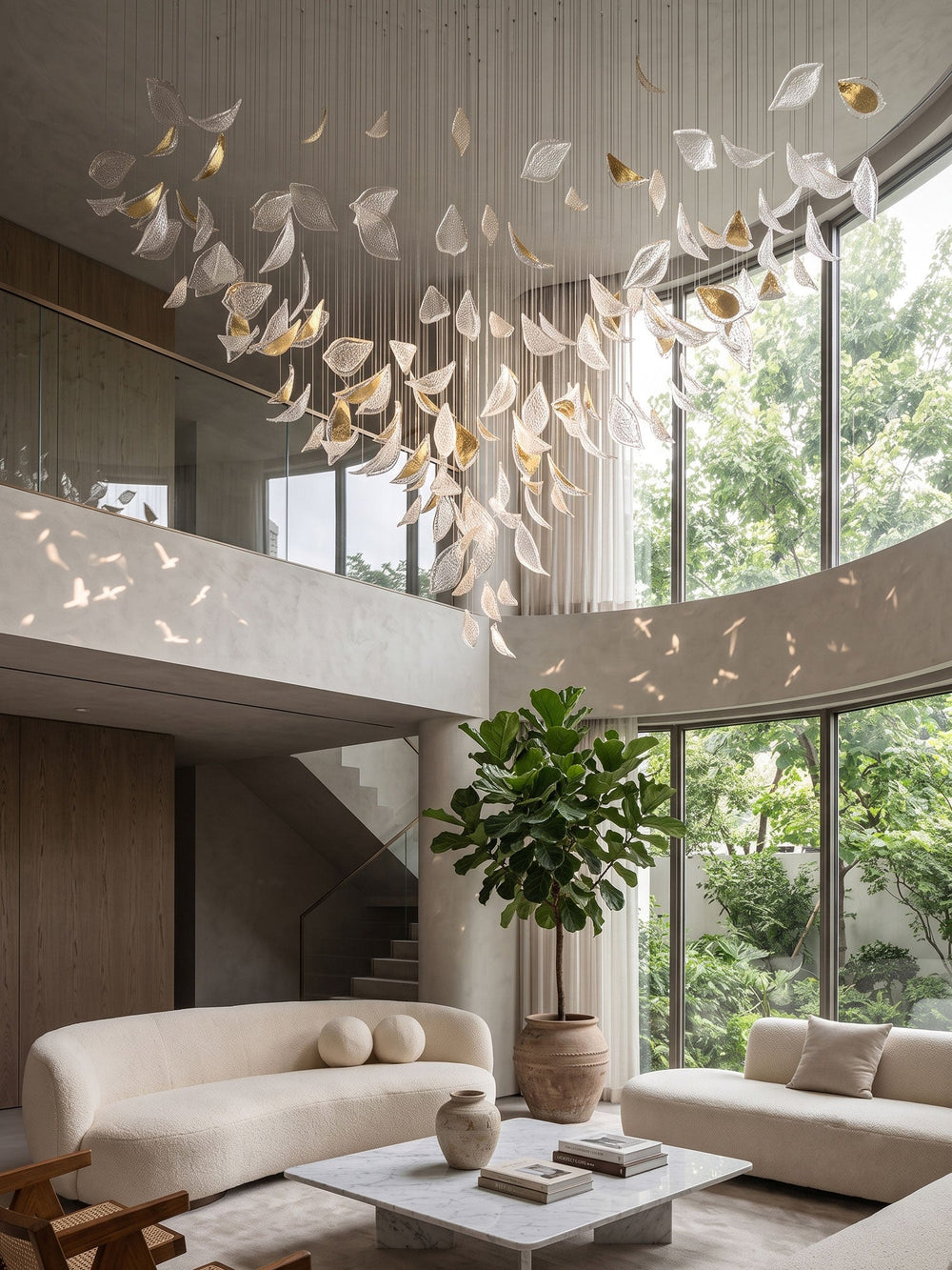 Floating Leaves Chandelier - Vakkerlight
