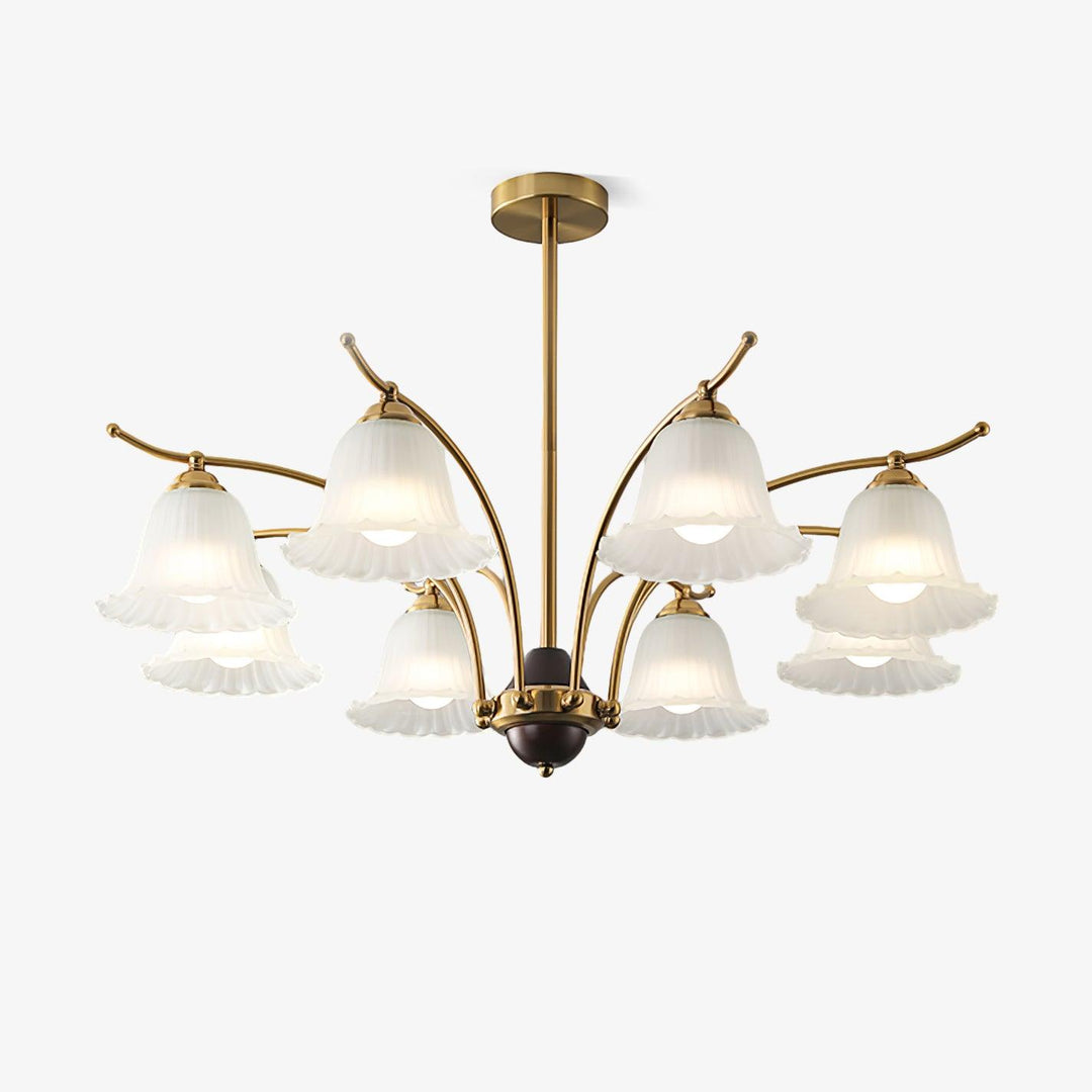 Flora Brass Chandelier - Vakkerlight