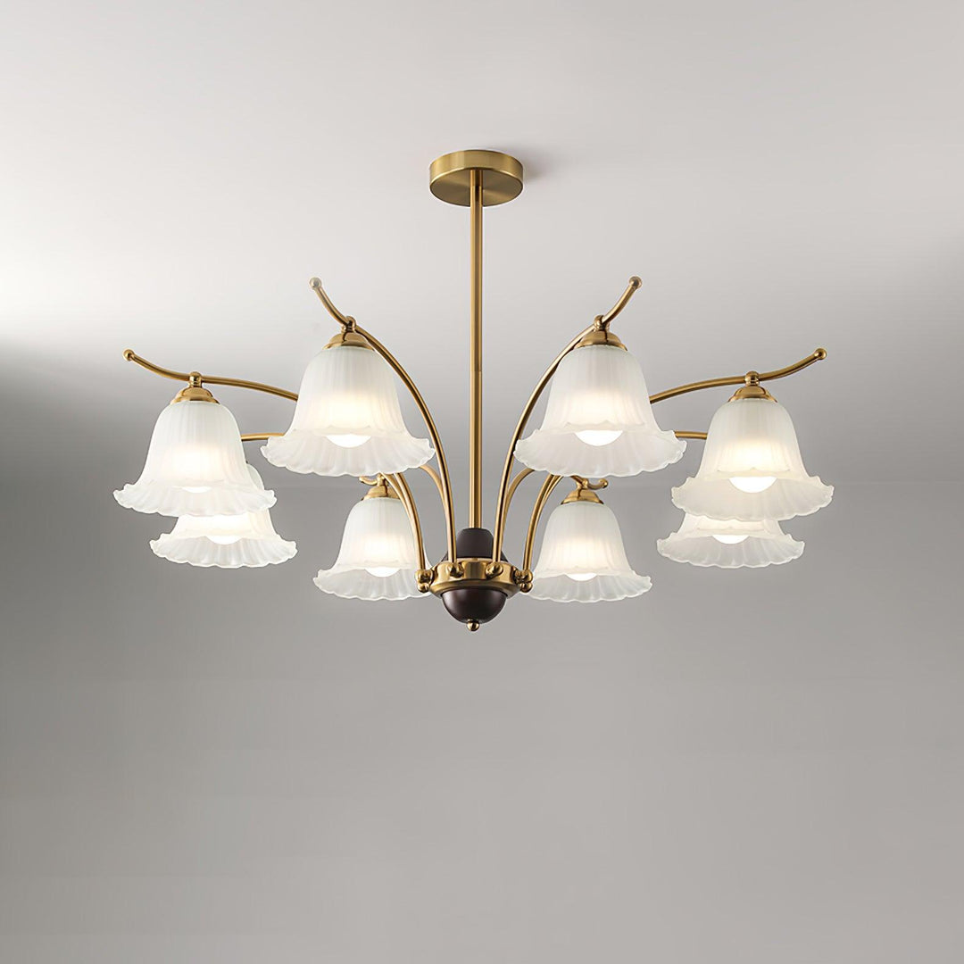 Flora Brass Chandelier - Vakkerlight