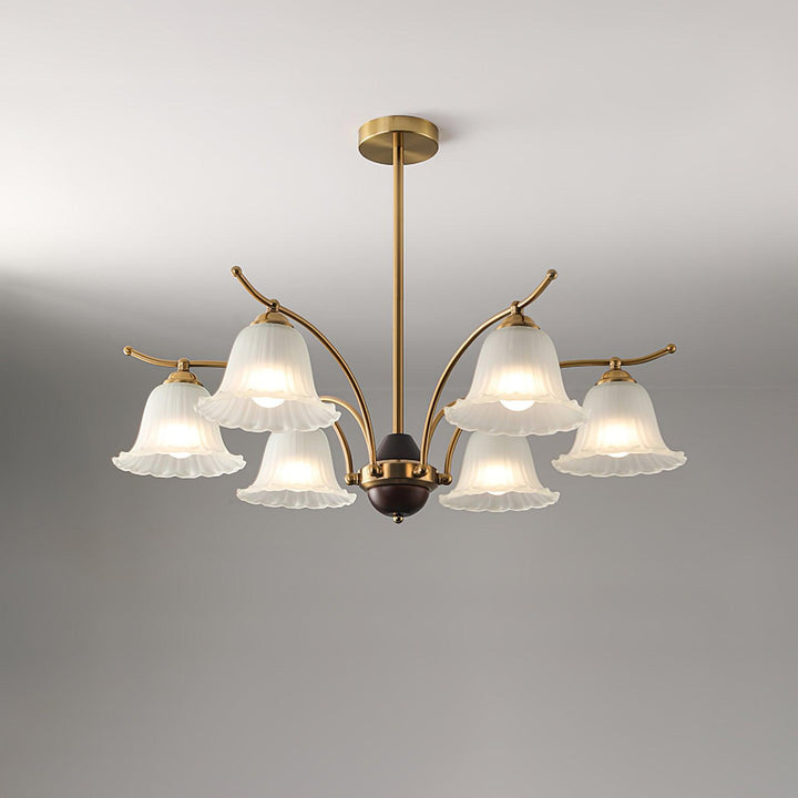 Flora Brass Chandelier - Vakkerlight