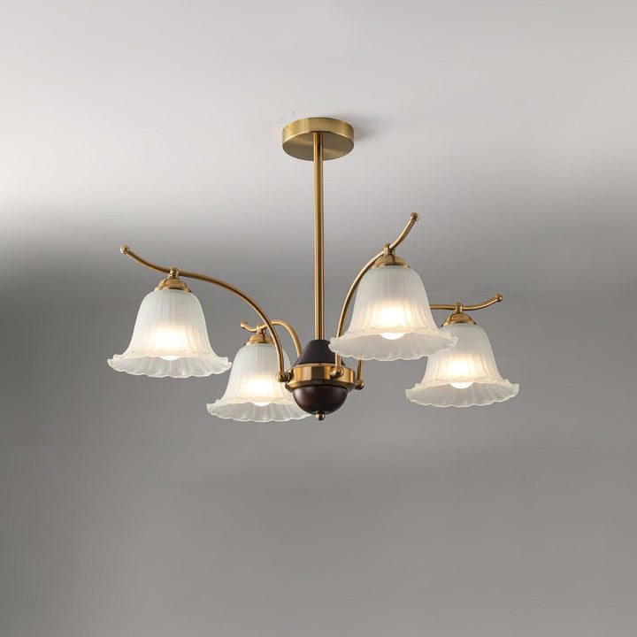 Flora Brass Chandelier - Vakkerlight