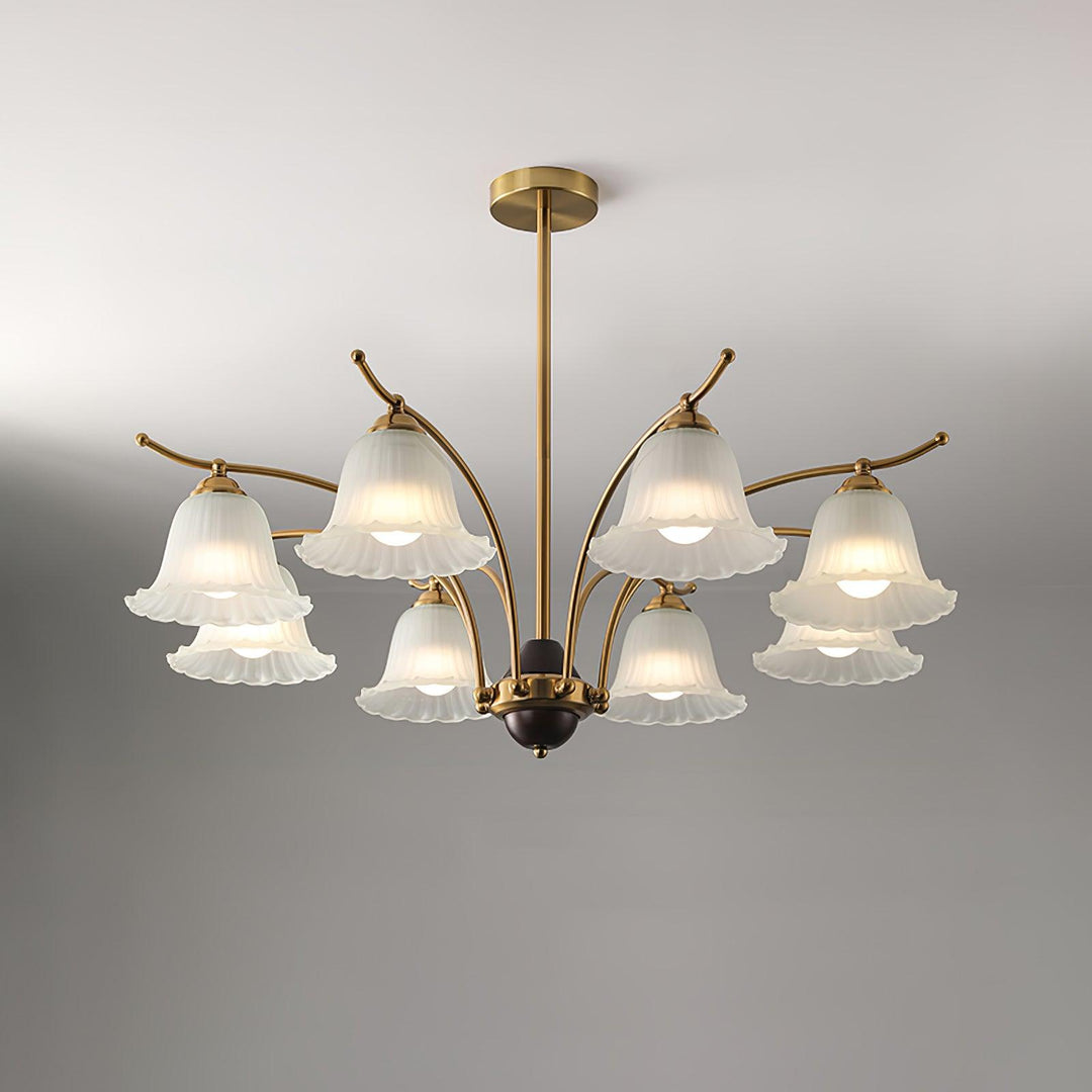 Flora Brass Chandelier - Vakkerlight