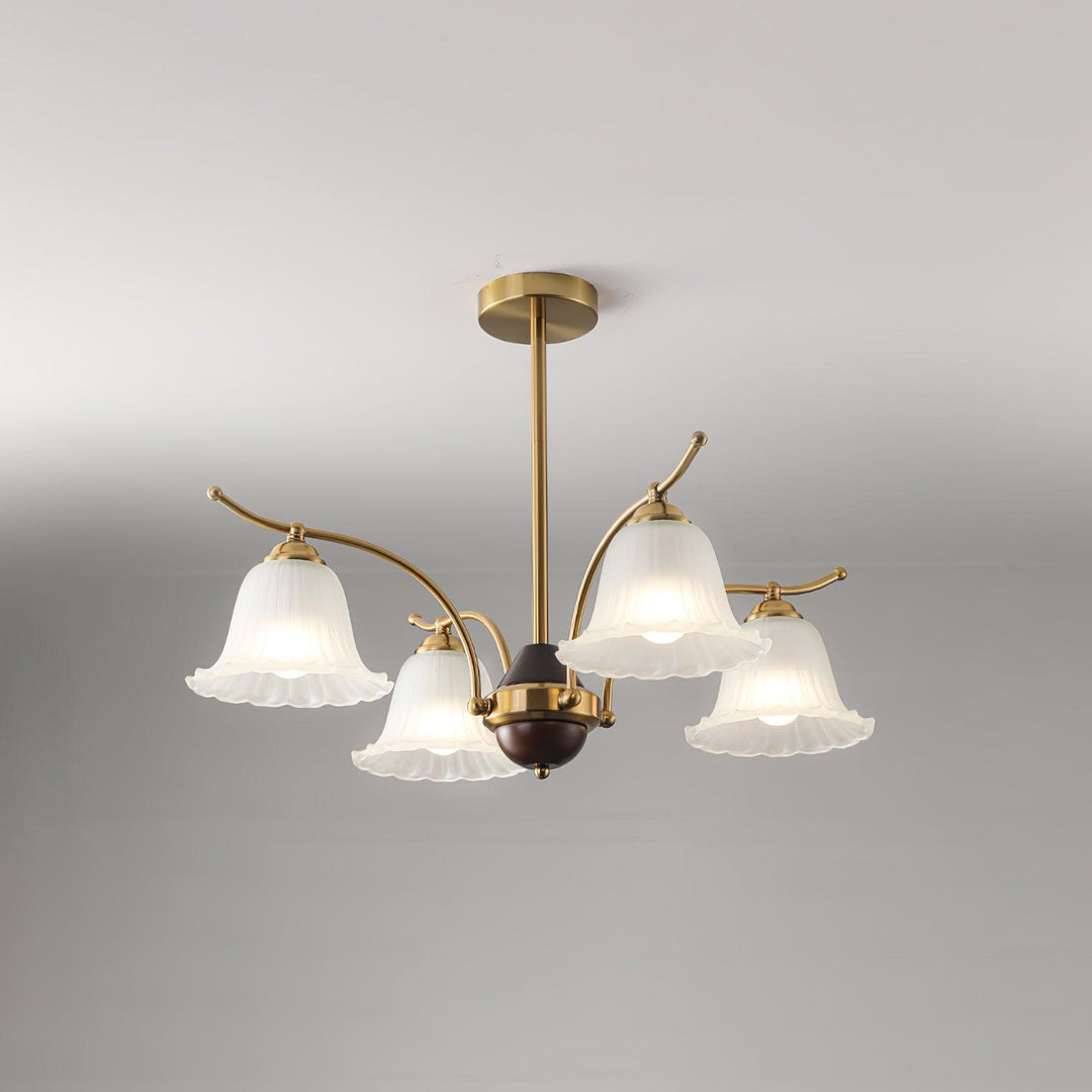 Flora Brass Chandelier - Vakkerlight