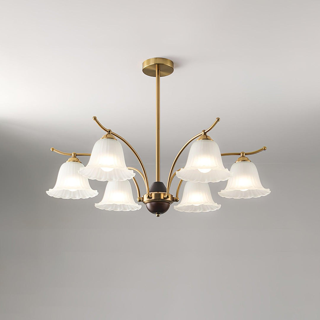 Flora Brass Chandelier - Vakkerlight